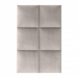 coussin tete de lit beige