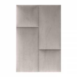 panneau mural capitonné beige