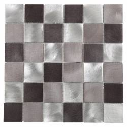 Mosaïque Alu - Mix Gris...