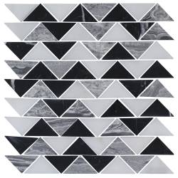 Mosaïque Marbre - Blanc /...