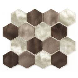 Mosaïque Alu - Mix Gris...