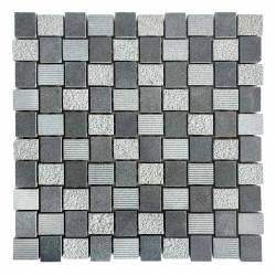 Mosaïque Pierre - Gris -...