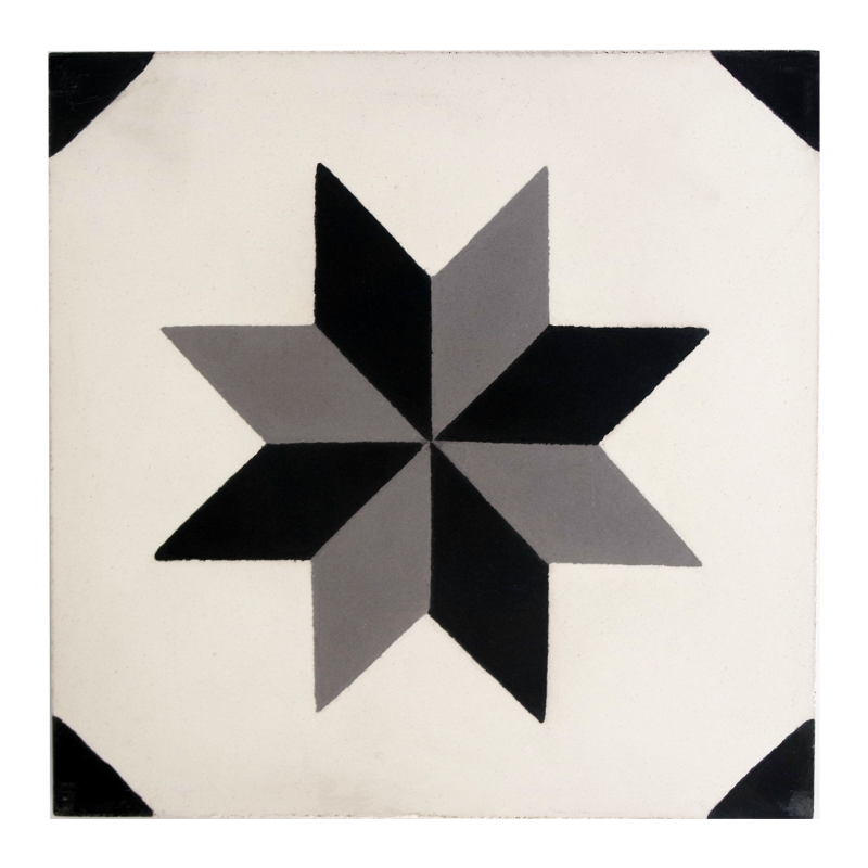 carreaux ciment etoile